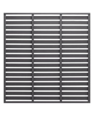 Panneau de clôture WPC 180x180 cm Gris | Mobilier & Déco