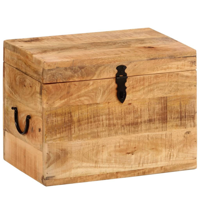 Boîte de rangement 39x28x31 cm Bois massif d'acacia | Mobilier & Déco