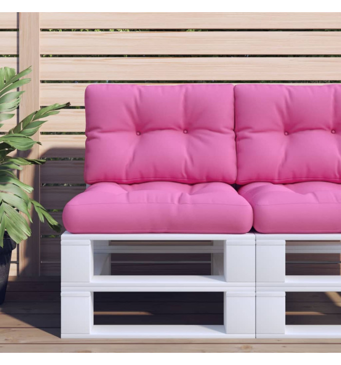 Coussin de palette Rose 50x40x12 cm tissu | Mobilier & Déco