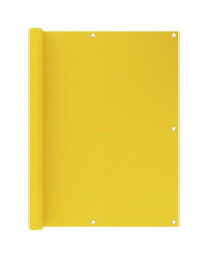 Écran de balcon Jaune 120x300 cm PEHD | Mobilier & Déco
