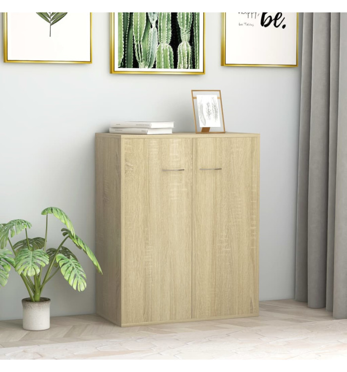 Buffet Chêne sonoma 60x30x75 cm Bois d'ingénierie | Mobilier & Déco