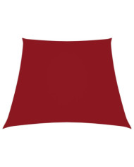 Voile de parasol Tissu Oxford trapèze 2/4x3 m Rouge | Mobilier & Déco