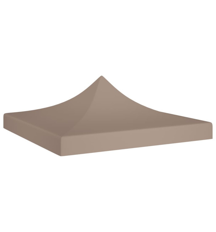 Toit de tente de réception 2x2 m Taupe 270 g/m² | Mobilier & Déco