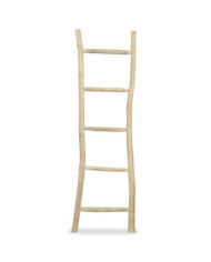 Porte-serviette avec 5 barreaux Teck 45 x 150 cm Naturel | Mobilier & Déco