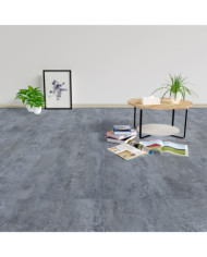 Dalles de plancher autoadhésives 20 pcs PVC 1,86 m² marbre gris | Mobilier & Déco