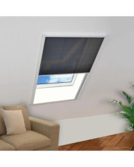 Moustiquaire plissée pour fenêtre Aluminium 80 x 100 cm | Mobilier & Déco