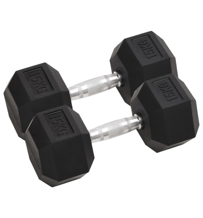 Haltères 2 pcs 30 kg Fonte | Mobilier & Déco