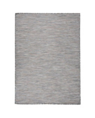 Tapis à tissage plat d'extérieur 200x280 cm Marron et bleu | Mobilier & Déco