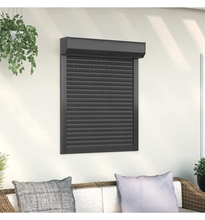 Volet roulant aluminium 70x100 cm anthracite | Mobilier & Déco
