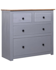 Buffet Gris 80x40x83 cm Pin Gamme Panama | Mobilier & Déco