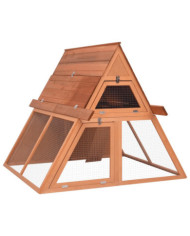 Clapier 152x127x109,5 cm Bois de sapin massif | Mobilier & Déco