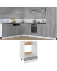 Armoire à four "Riga" Sonoma gris 60x46x81,5 cm | Mobilier & Déco