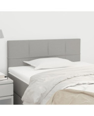 Tête de lit Gris clair 80x5x78/88 cm Tissu | Mobilier & Déco