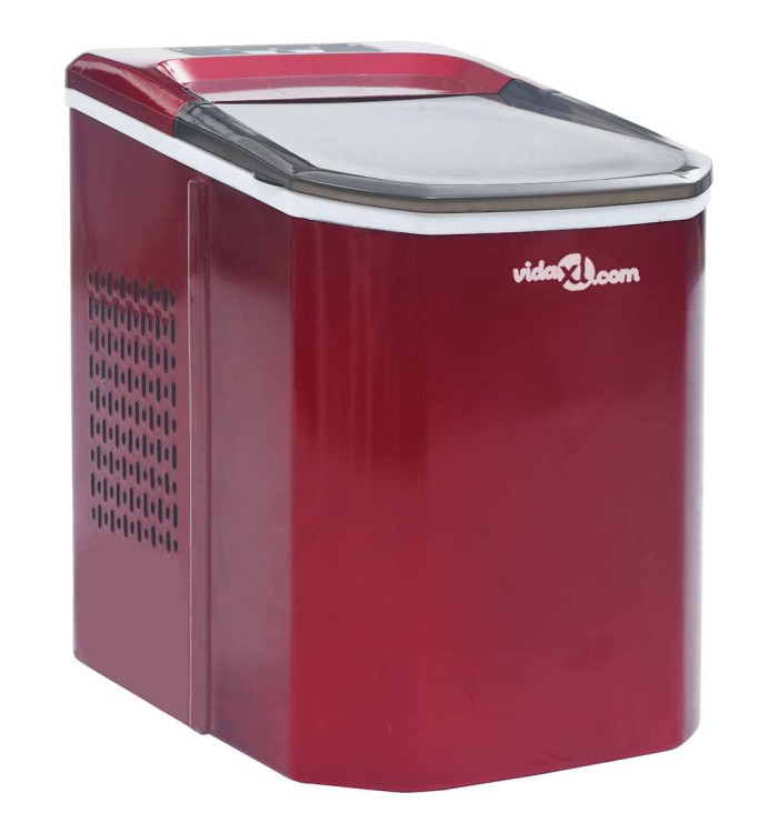 Appareil à glaçons Rouge 1,4 L 15 kg / 24 h | Mobilier & Déco