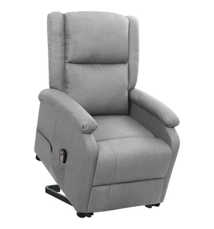 Fauteuil Gris clair Tissu | Mobilier & Déco