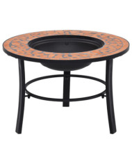 Foyer mosaïque Terre cuite 68 cm Céramique | Mobilier & Déco
