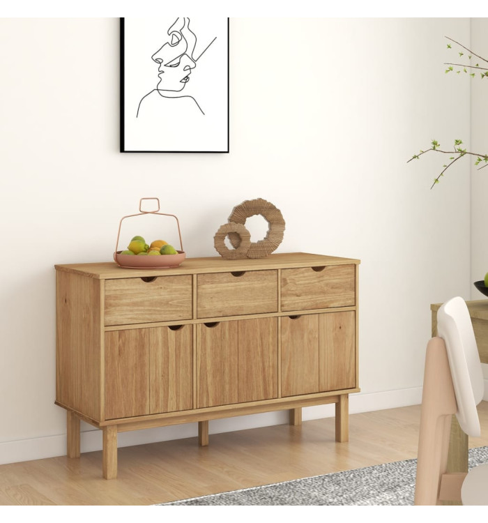 Buffet OTTA 114x43x73,5 cm Bois massif de pin | Mobilier & Déco