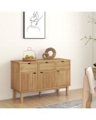 Buffet OTTA 114x43x73,5 cm Bois massif de pin | Mobilier & Déco
