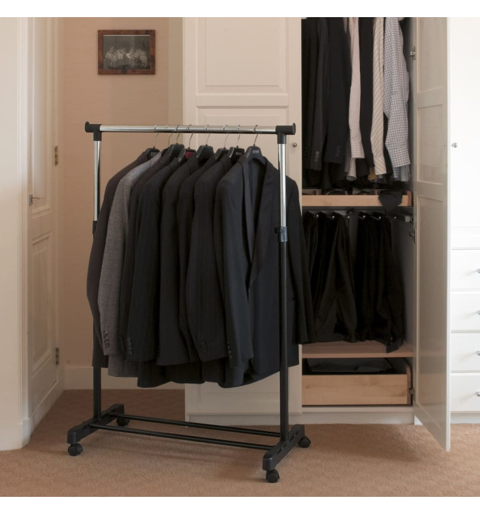V-Part Porte-vêtements Hauteur réglable 4 roues | Mobilier & Déco