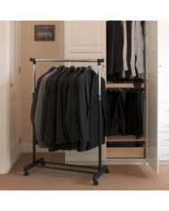 V-Part Porte-vêtements Hauteur réglable 4 roues | Mobilier & Déco