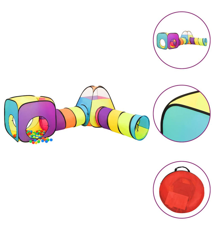 Tente de jeu pour enfants avec 250 balles Multicolore | Mobilier & Déco