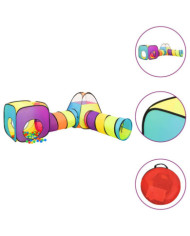Tente de jeu pour enfants avec 250 balles Multicolore | Mobilier & Déco
