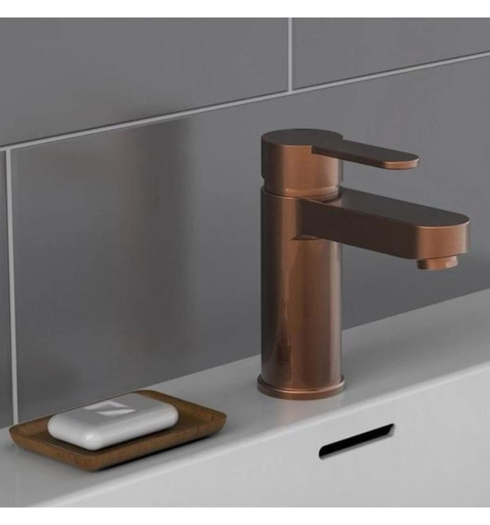 SCHÜTTE Mitigeur de lavabo ELEPHANT cuivre mat | Mobilier & Déco