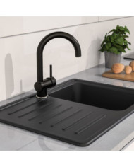 EISL Mitigeur d'évier FUTURA noir-chrome | Mobilier & Déco