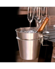 Excellent Houseware Refroidisseur de champagne 3 pcs avec support Inox | Mobilier & Déco