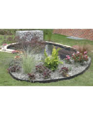 Ubbink Bordure de jardin 14 cm x 15 m 7 mm Noir | Mobilier & Déco