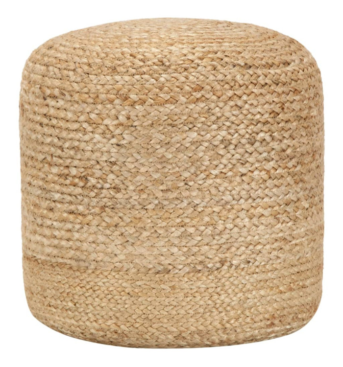 Pouf fait à la main 40 x 45 cm Jute | Mobilier & Déco