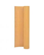 Clôture de jardin double face 110x400 cm Jaune | Mobilier & Déco