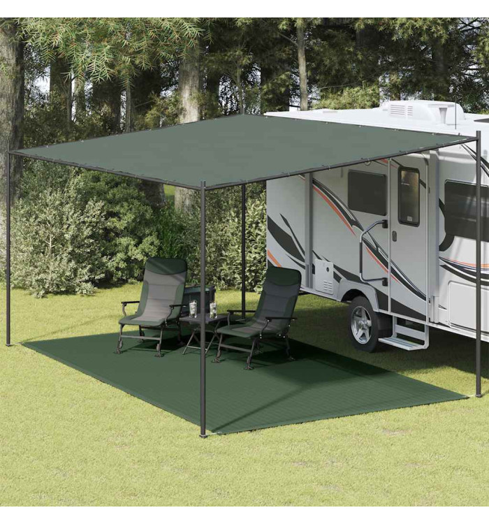 Tapis de tente 300 x 500 cm PEHD Vert | Mobilier & Déco