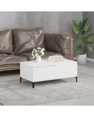 Table basse Blanc 90x50x36,5 cm Bois d'ingénierie | Mobilier & Déco