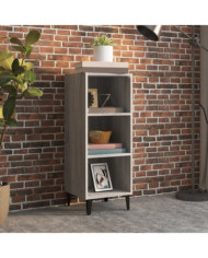 Buffet sonoma gris 34,5x32,5x90 cm bois d'ingénierie | Mobilier & Déco