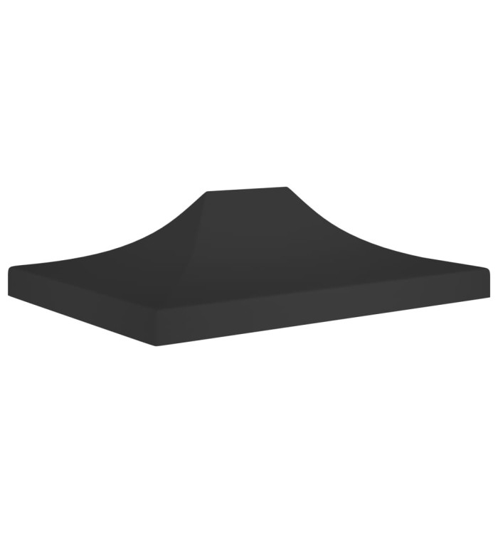 Toit de tente de réception 4x3 m Noir 270 g/m² | Mobilier & Déco