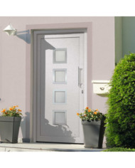 Porte d'entrée Blanc 108x208 cm | Mobilier & Déco