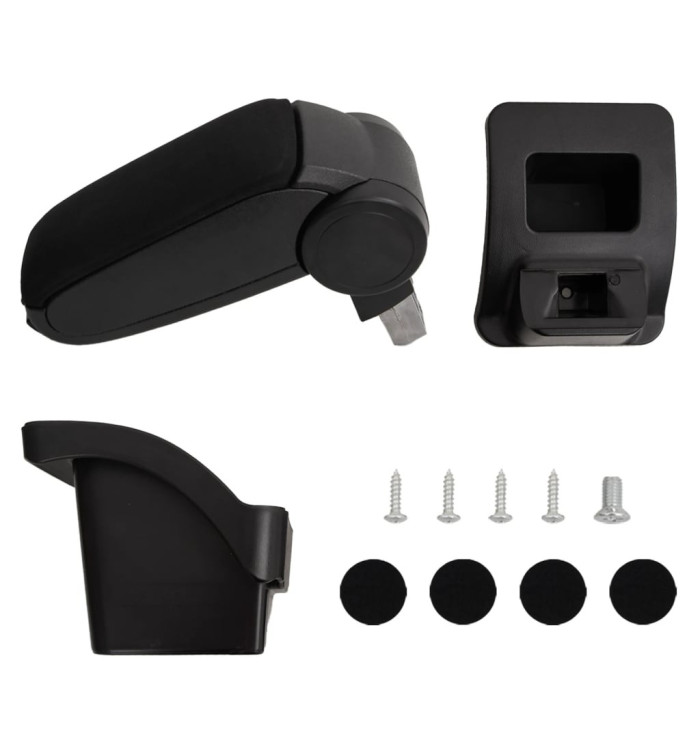 Accoudoir de voiture noir 16x30x(40-50) cm ABS | Mobilier & Déco