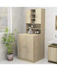 Meuble pour machine à laver Chêne sonoma 70,5x25,5x90 cm | Mobilier & Déco