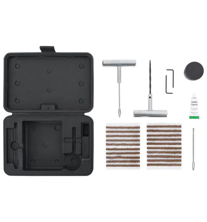 Kit de réparation de pneus de voiture 27 pcs | Mobilier & Déco