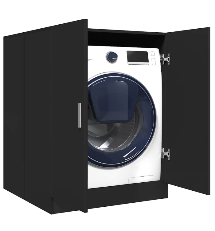 Meuble pour machine à laver Noir 71x71,5x91,5 cm | Mobilier & Déco