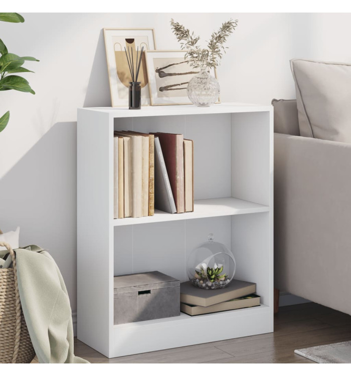 Bibliothèque Blanc 60x24x76 cm Bois d'ingénierie | Mobilier & Déco