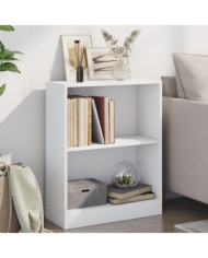 Bibliothèque Blanc 60x24x76 cm Bois d'ingénierie | Mobilier & Déco