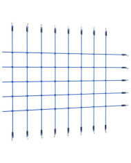 Filet d'escalade 200x150 cm Bleu | Mobilier & Déco