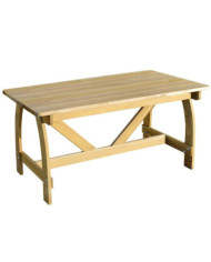 Table de jardin 150x74x75 cm Bois de pin imprégné | Mobilier & Déco