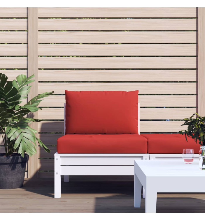 Coussins de palette lot de 2 rouge tissu oxford | Mobilier & Déco