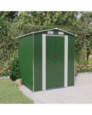 Abri de jardin Vert 192x191x223 cm Acier galvanisé | Mobilier & Déco
