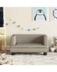 Canapé pour enfants cappuccino 60x40x30 cm similicuir | Mobilier & Déco