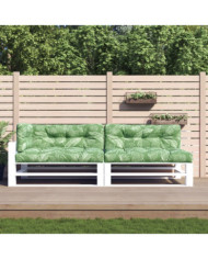 Coussins de palette lot de 5 motif de feuilles tissu | Mobilier & Déco
