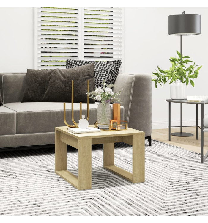 Table d'appoint Chêne sonoma 50x50x35 cm Bois d’ingénierie | Mobilier & Déco